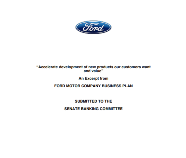 Ford Motor Business Plan  - Free AI Business Plan Generator, 50+ Real Business Plan Examples