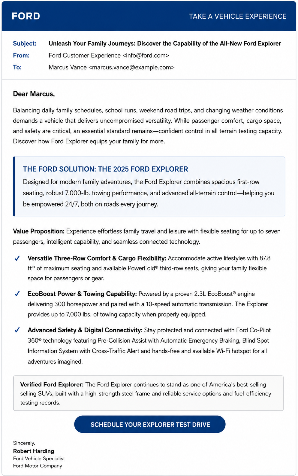 Ford Sales Email - Free AI Sales Pitch Generator, 30+ Real Sales Pitch Examples