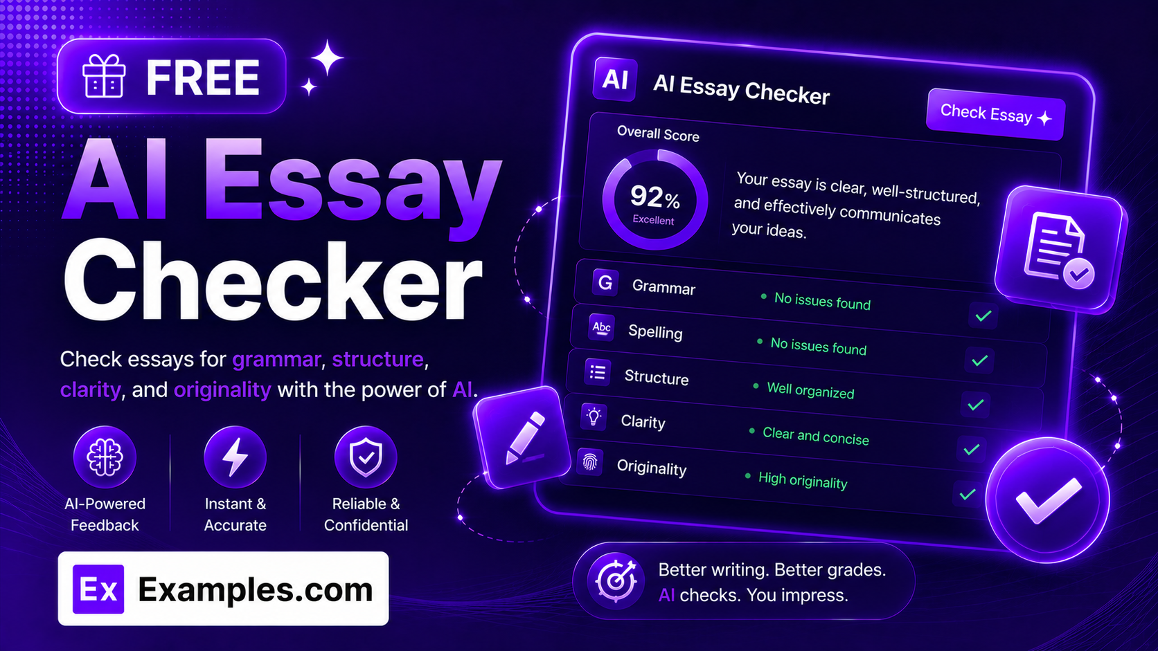 Free AI Essay Checker