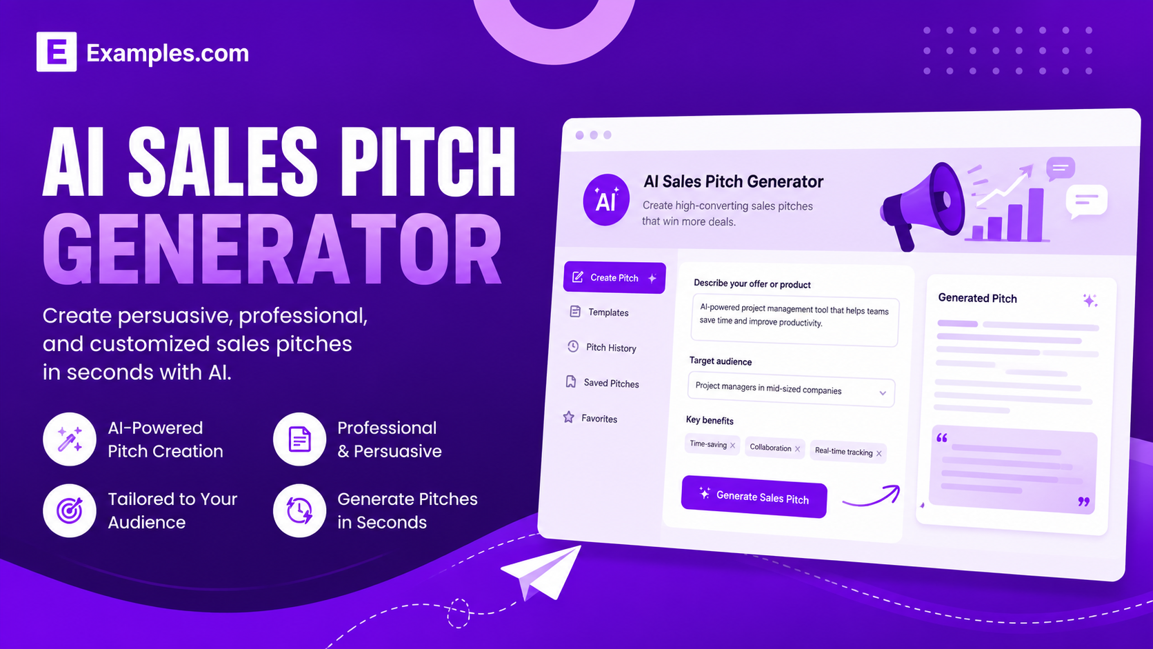 Free AI Sales Pitch Generator, 30+ Real Sales Pitch Examples