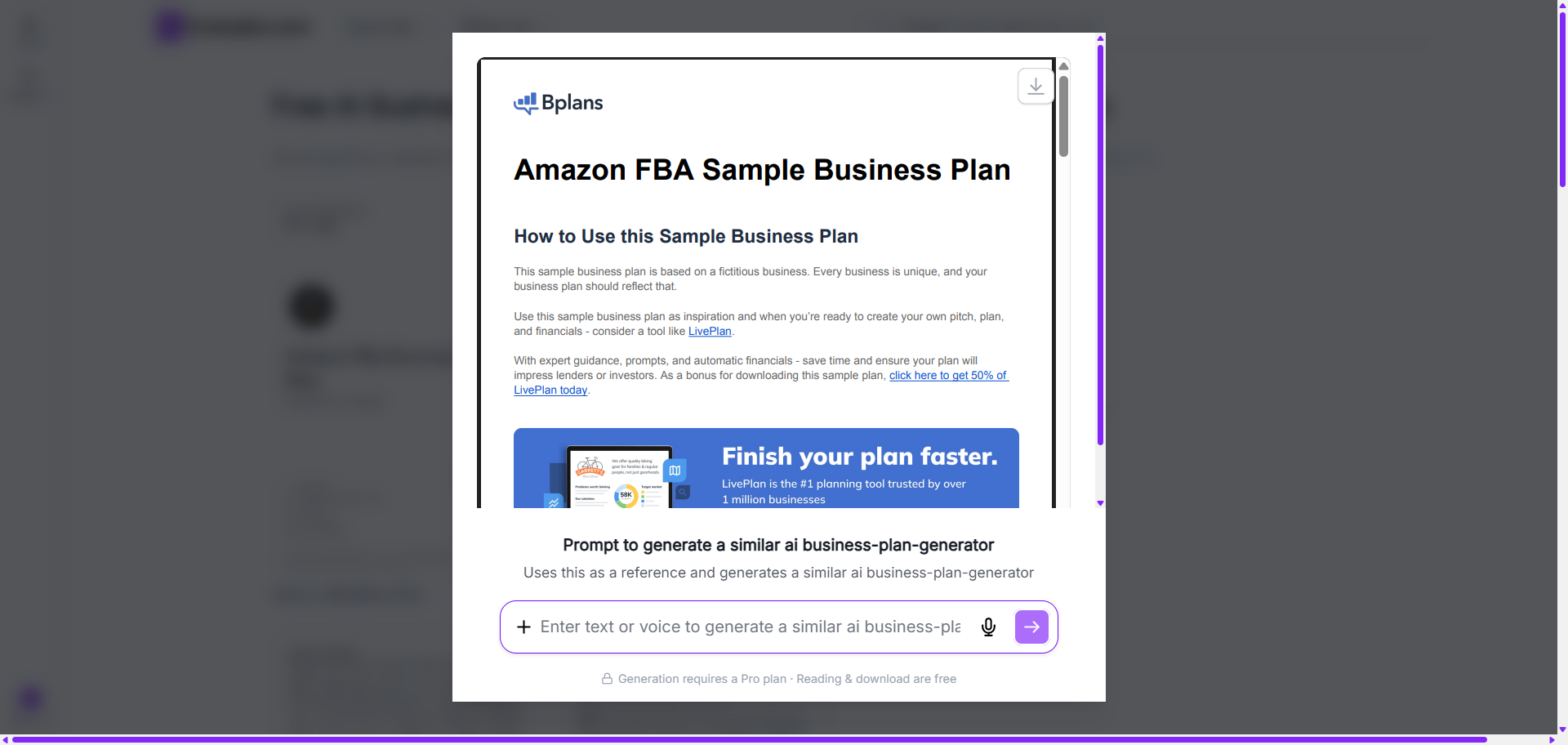 Business Plan Examples