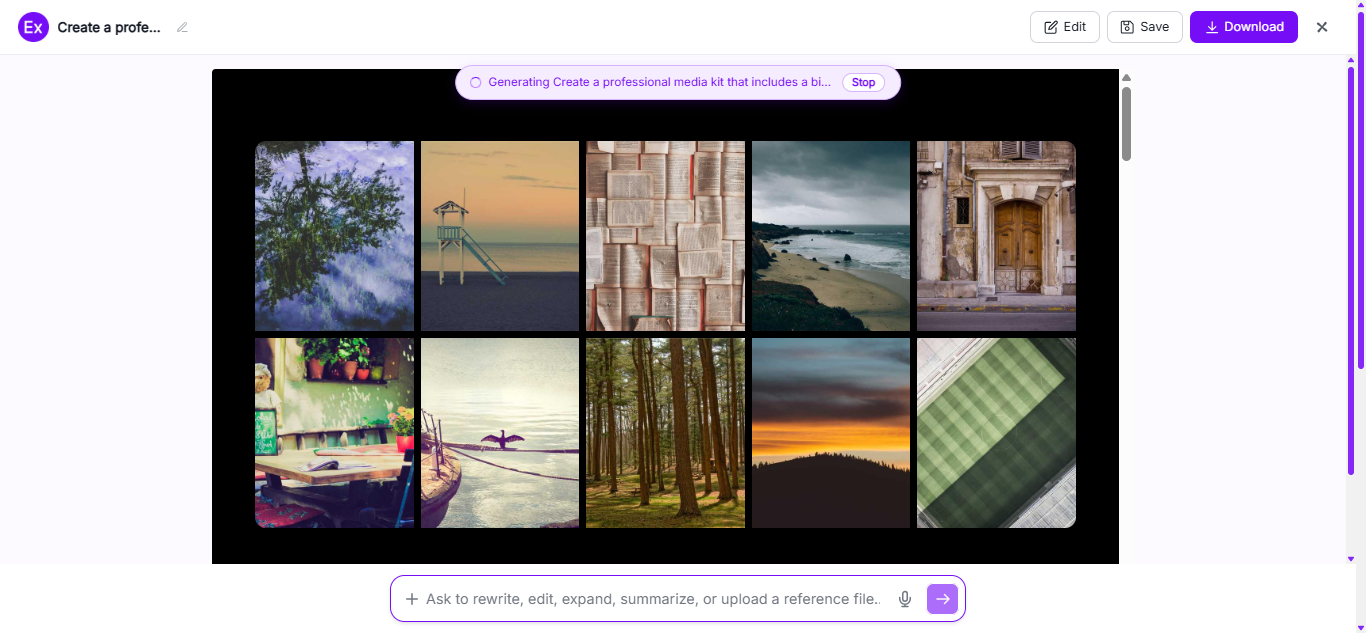Media Kit Examples