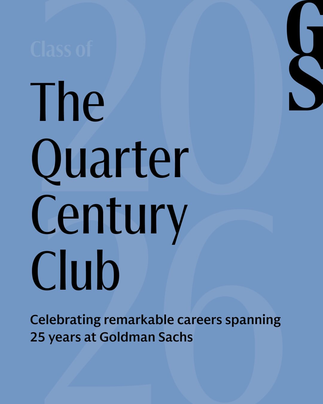 Goldman Sachs Quarter Century Club Social Media Post - Free AI Social Media Post Generator, 50+ Real Social Media Post Examples
