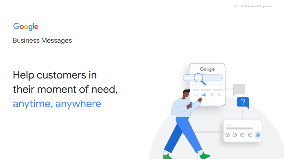Google Business Messages Sales Pitch Deck - Free AI Pitch Deck Generator, 50+ Real Pitch Deck Examples