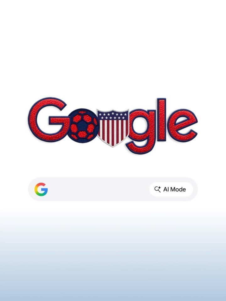 Google Soccer Doodle Social Media Post - Free AI Social Media Post Generator, 50+ Real Social Media Post Examples