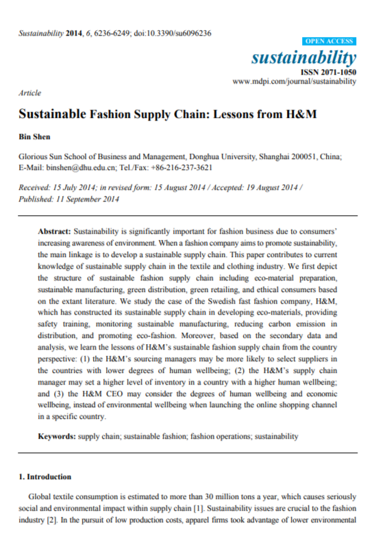 H&M Sustainability Report - Free AI Sustainability Report Generator, 50+ Real Sustainability Report Examples