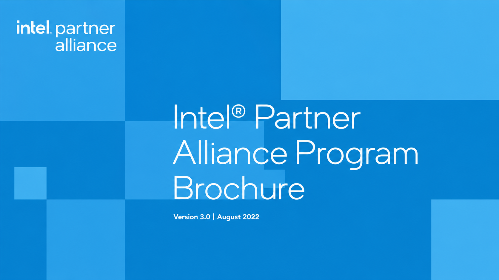 Intel Partner Alliance Program Brochure - Free AI Brochure Generator, 50+ Real Brochure Examples