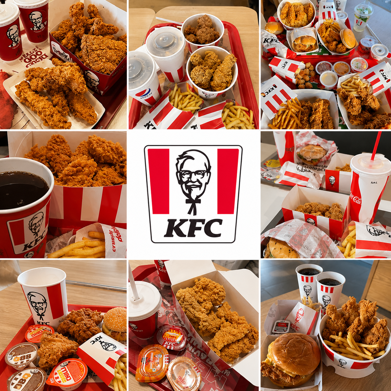 KFC Fried Chicken Mood Board - Free AI Mood Board Generator, 50+ Real Mood Board Examples