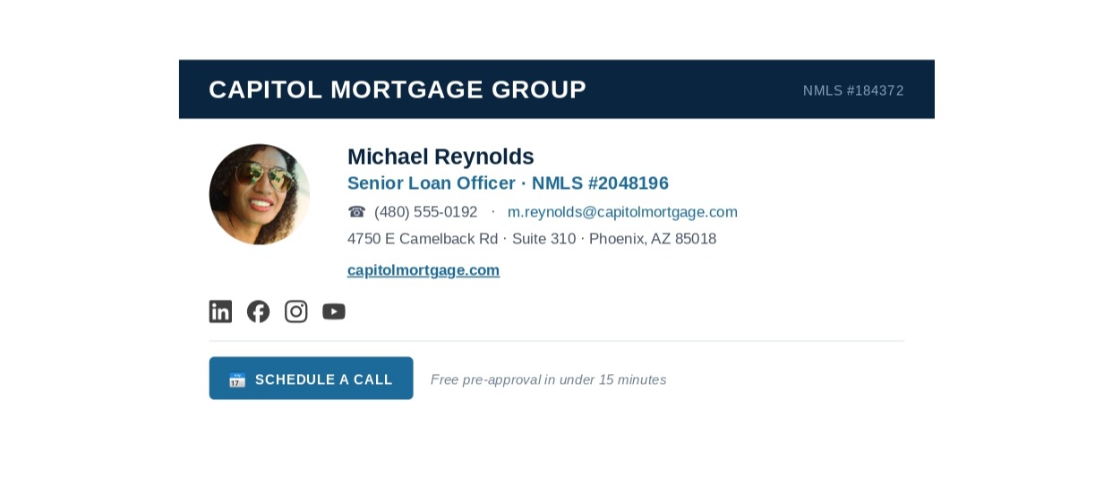 Loan Officer Email Signature - Free AI Email Signature Generator, 50+ Real Email Signature Examples