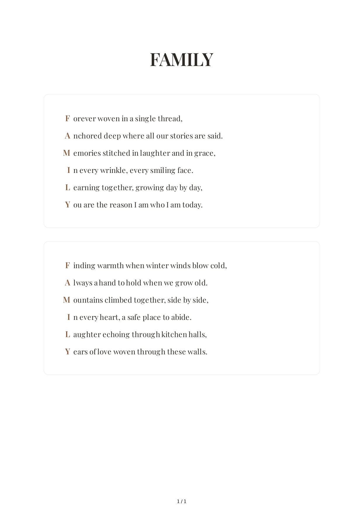 Love Acrostic Poem - Free AI Acrostic Poem Generator, 50+ Real Acrostic Poem Examples
