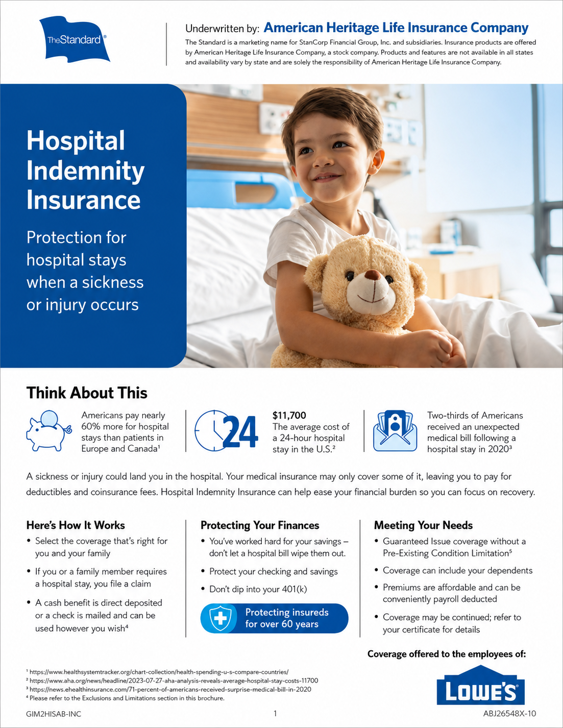 Lowe's Hospital Insurance Brochure - Free AI Brochure Generator, 50+ Real Brochure Examples
