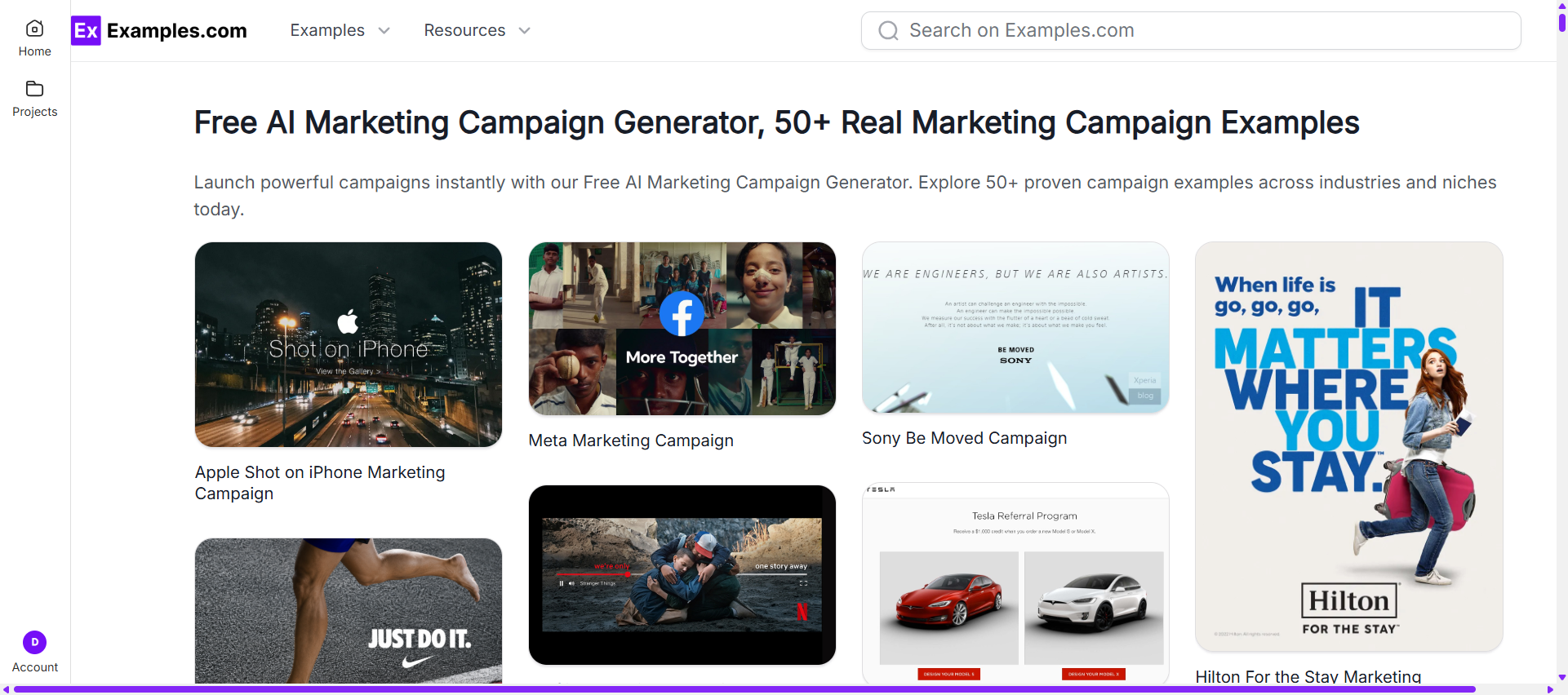Marketing Campaign Examples