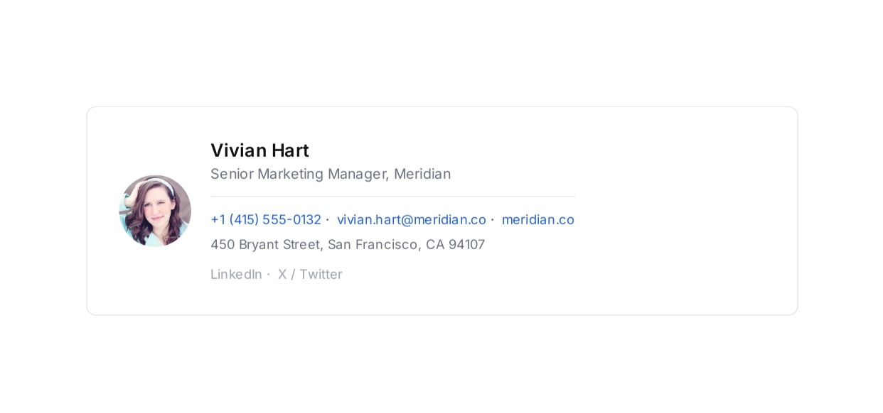 Marketing Manager Email Signature - Free AI Email Signature Generator, 50+ Real Email Signature Examples