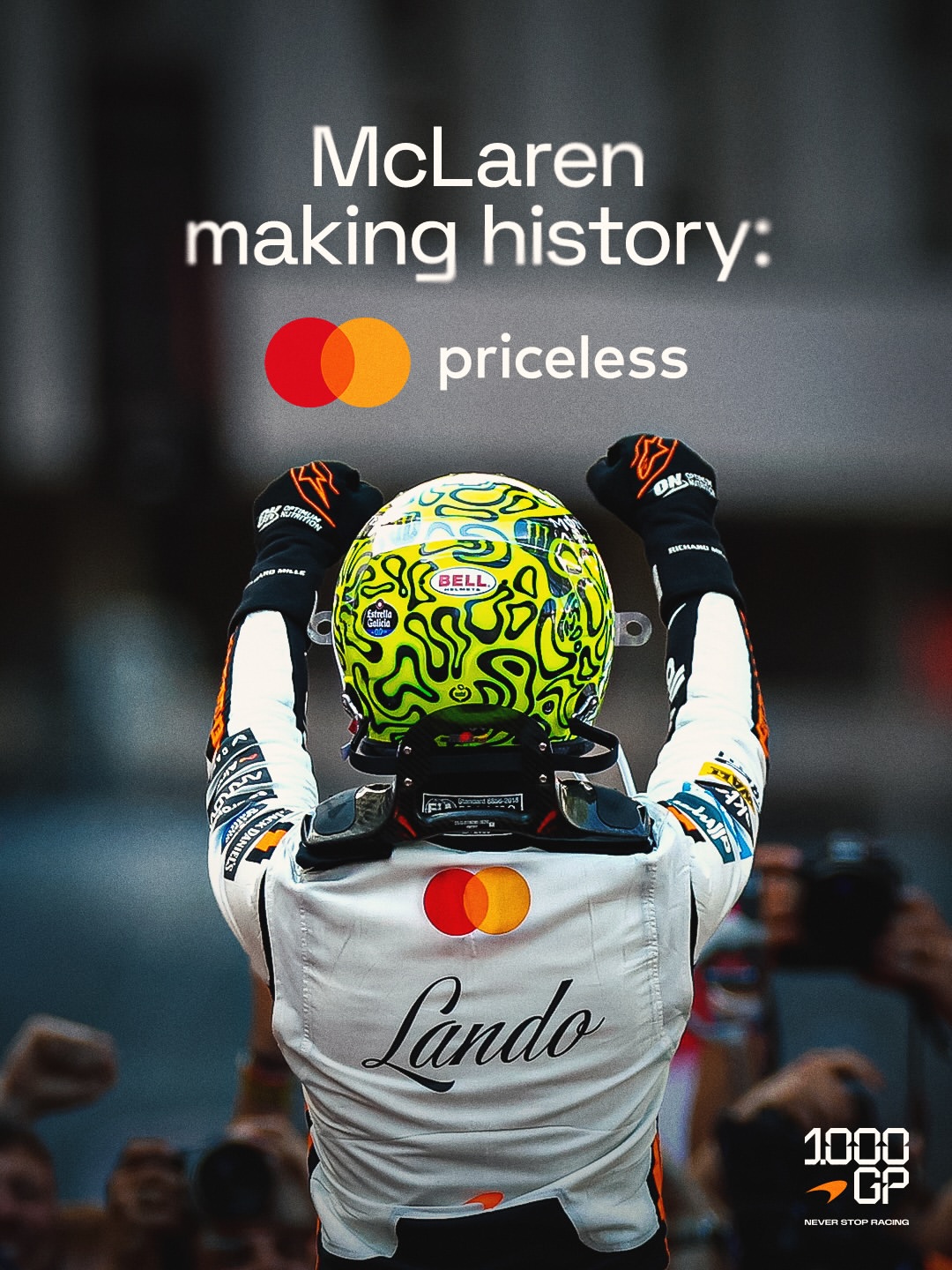 Mastercard McLaren Partnership Social Media Post - Free AI Social Media Post Generator, 50+ Real Social Media Post Examples