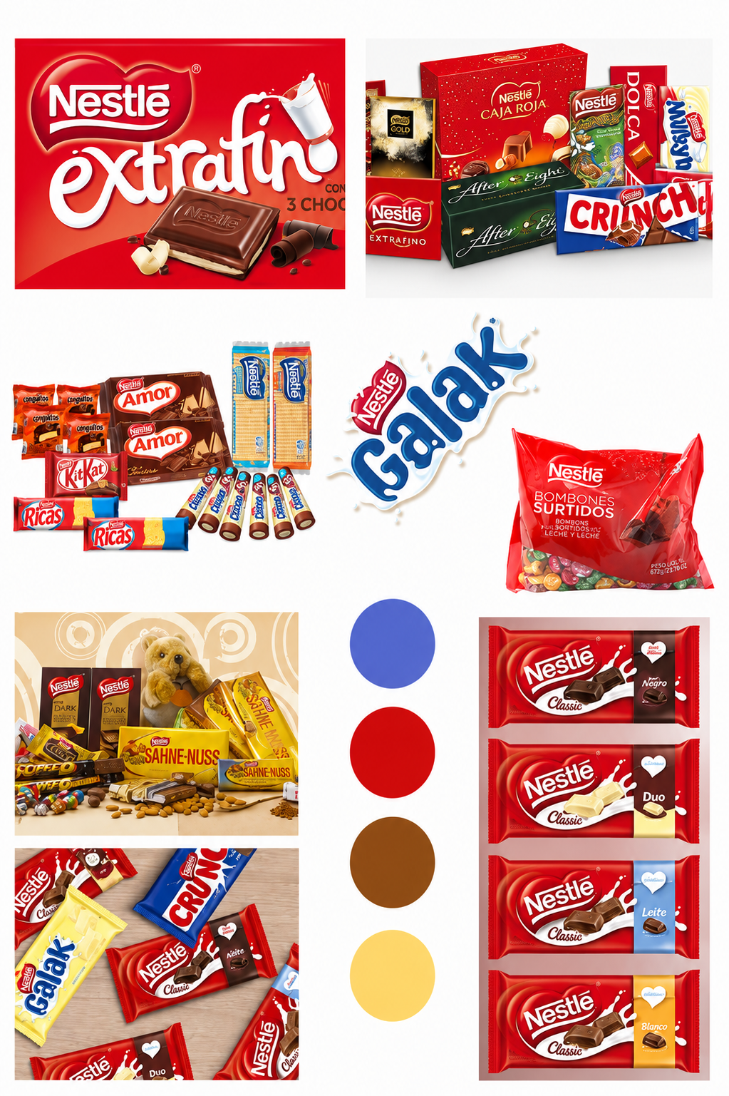 Nestle Chocolate Confectionery Mood Board - Free AI Mood Board Generator, 50+ Real Mood Board Examples