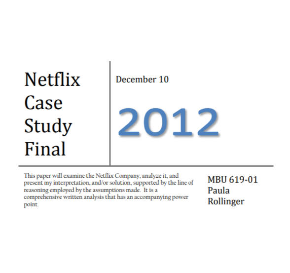 Netflix Case Study - Free AI Case Study Generator, 50+ Real Case Study Examples