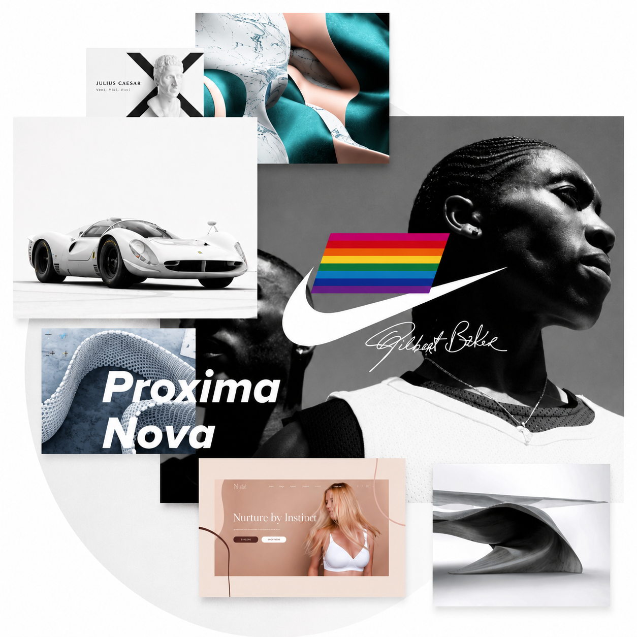 Nike Brand Identity Mood Board - Free AI Mood Board Generator, 50+ Real Mood Board Examples