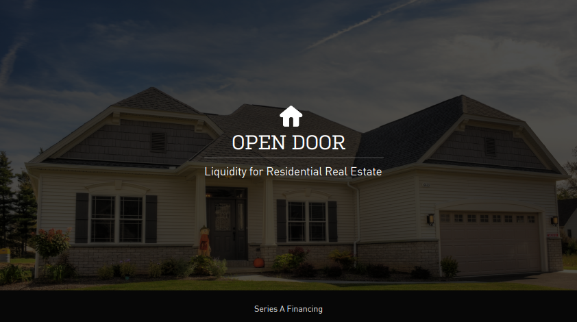 OpenDoor Series A Pitch Deck - Free AI Pitch Deck Generator, 50+ Real Pitch Deck Examples