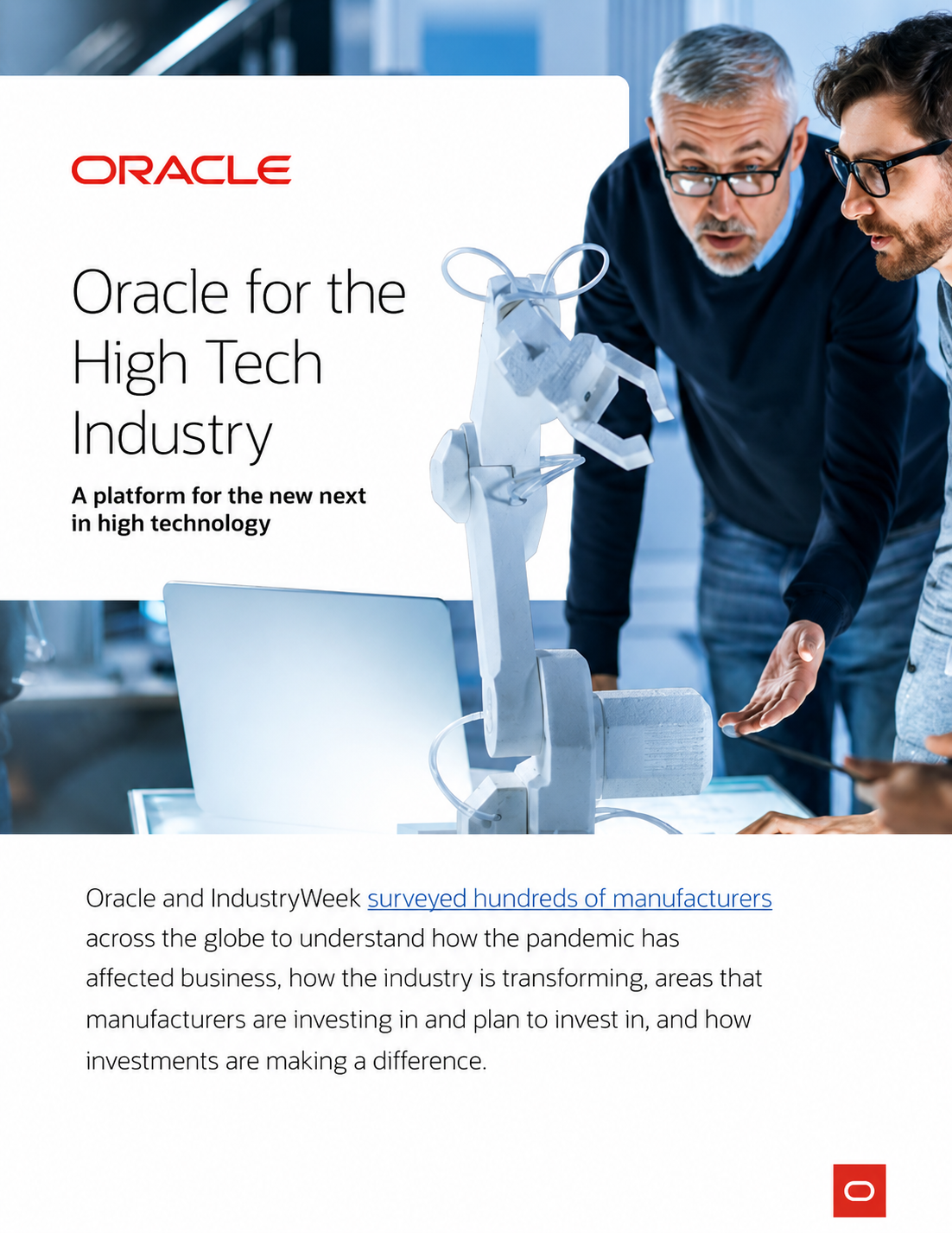 Oracle High Tech Industry Brochure - Free AI Brochure Generator, 50+ Real Brochure Examples