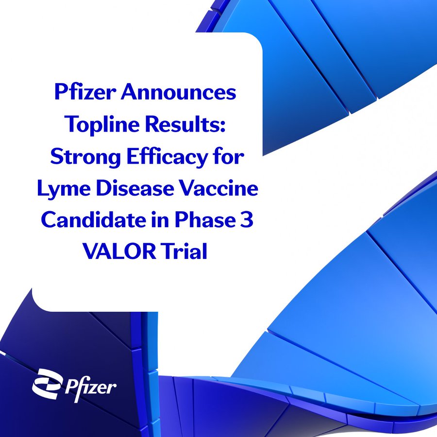 Pfizer Lyme Disease Vaccine Trial Results Social Media Post - Free AI Social Media Post Generator, 50+ Real Social Media Post Examples