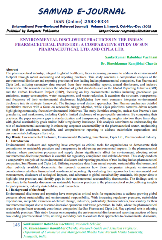 Pharmaceuticals Sustainability Report