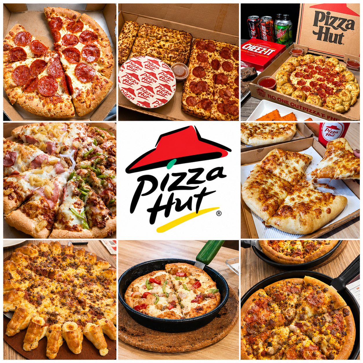 Pizza Hut Restaurant Mood Board - Free AI Mood Board Generator, 50+ Real Mood Board Examples