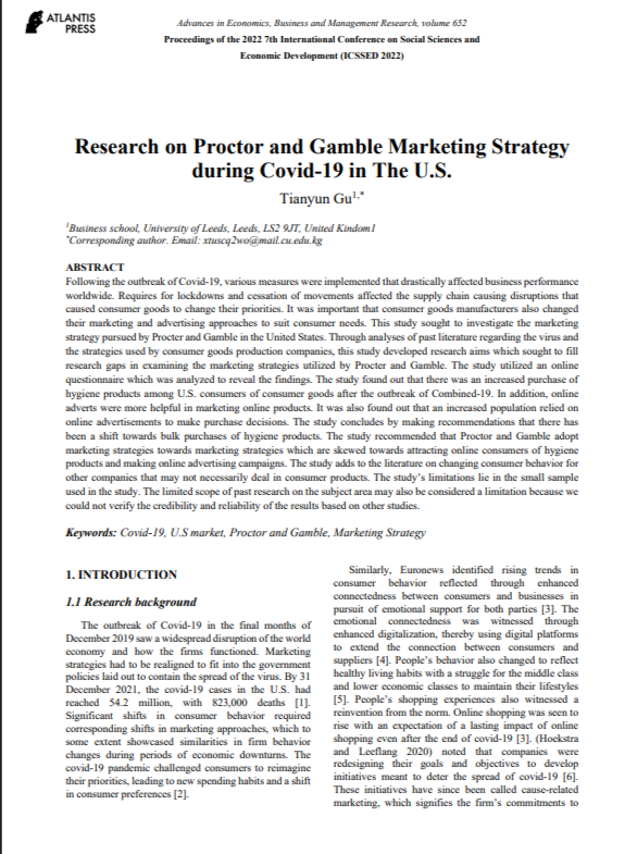 Procter and Gamble Marketing Strategy - Free AI Marketing Strategy Generator, 50+ Real Marketing Strategy Examples