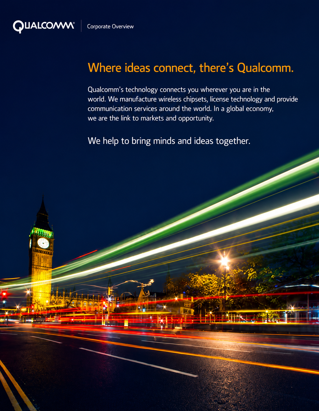 Qualcomm Corporate Overview Brochure - Free AI Brochure Generator, 50+ Real Brochure Examples