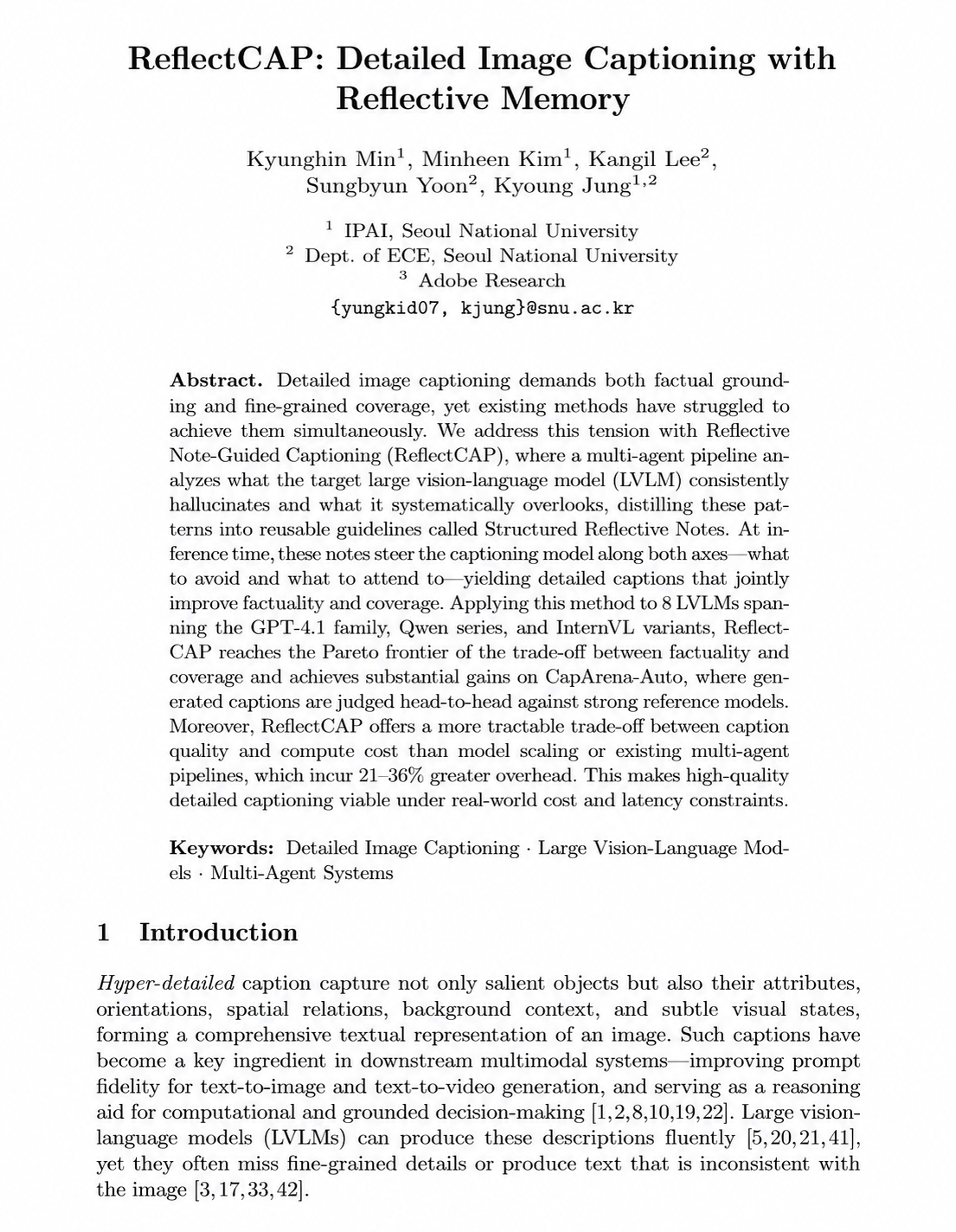 ReflectCAP Research Paper by Adobe - Free AI Research Paper Generator, 50+ Real Research Paper Examples