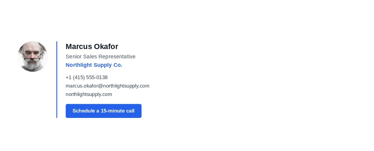 Sales Representative Email Signature - Free AI Email Signature Generator, 50+ Real Email Signature Examples