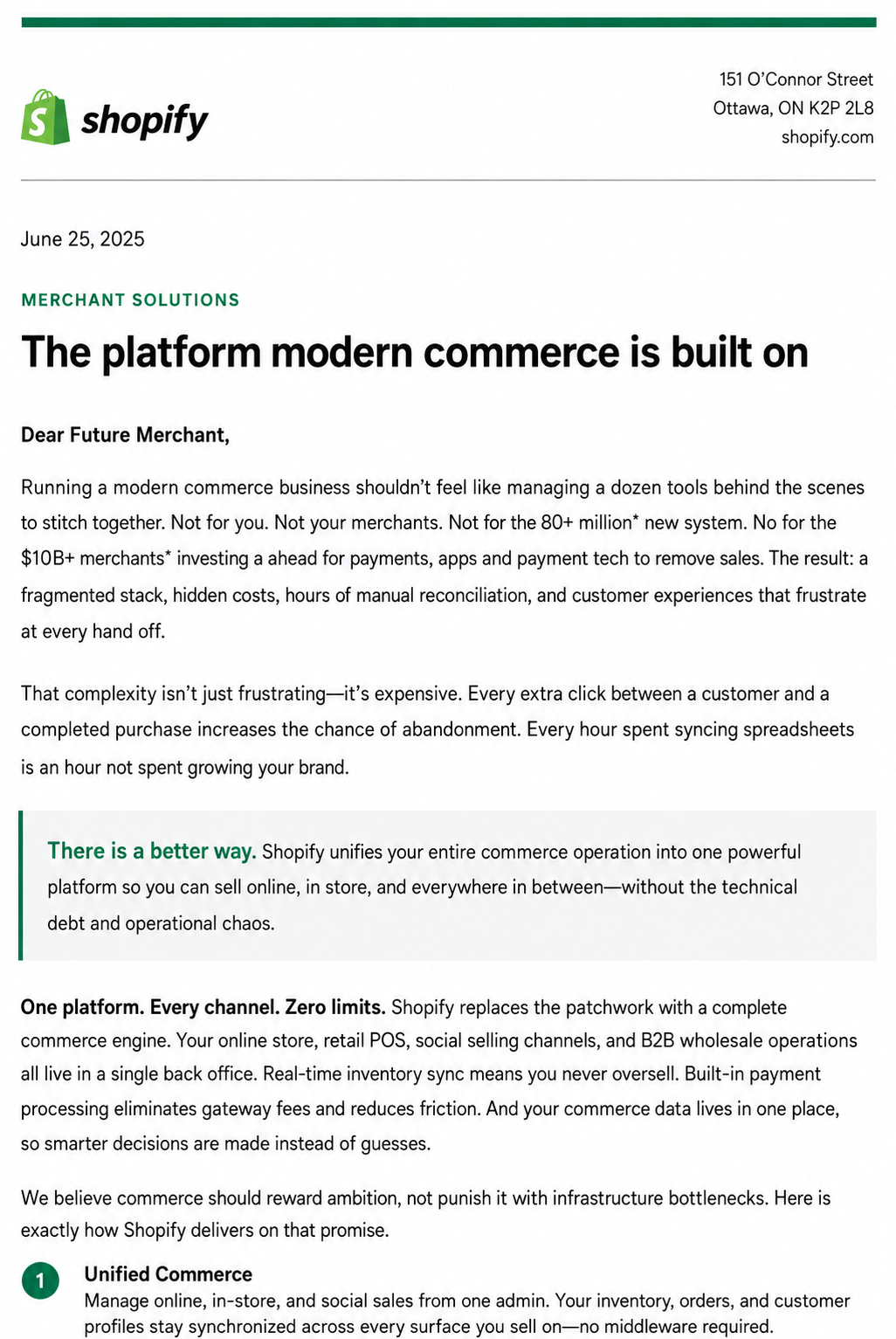Shopify Sales Letter - Free AI Sales Pitch Generator, 30+ Real Sales Pitch Examples