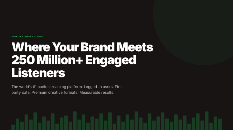 Spotify Advertising Sales Pitch Presentation - Free AI Sales Pitch Generator, 30+ Real Sales Pitch Examples
