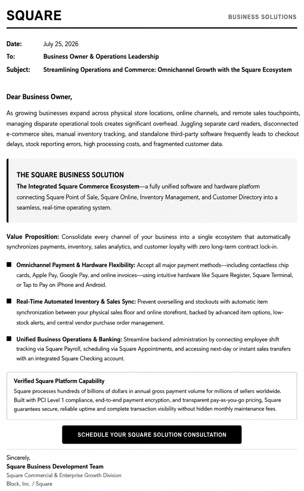 Square Sales Letter - Free AI Sales Pitch Generator, 40+ Real Sales Pitch Examples