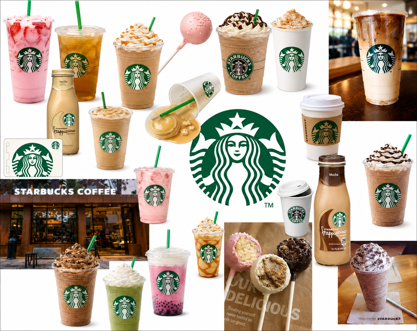 Starbucks Beverage Collection Mood Board - Free AI Mood Board Generator, 50+ Real Mood Board Examples