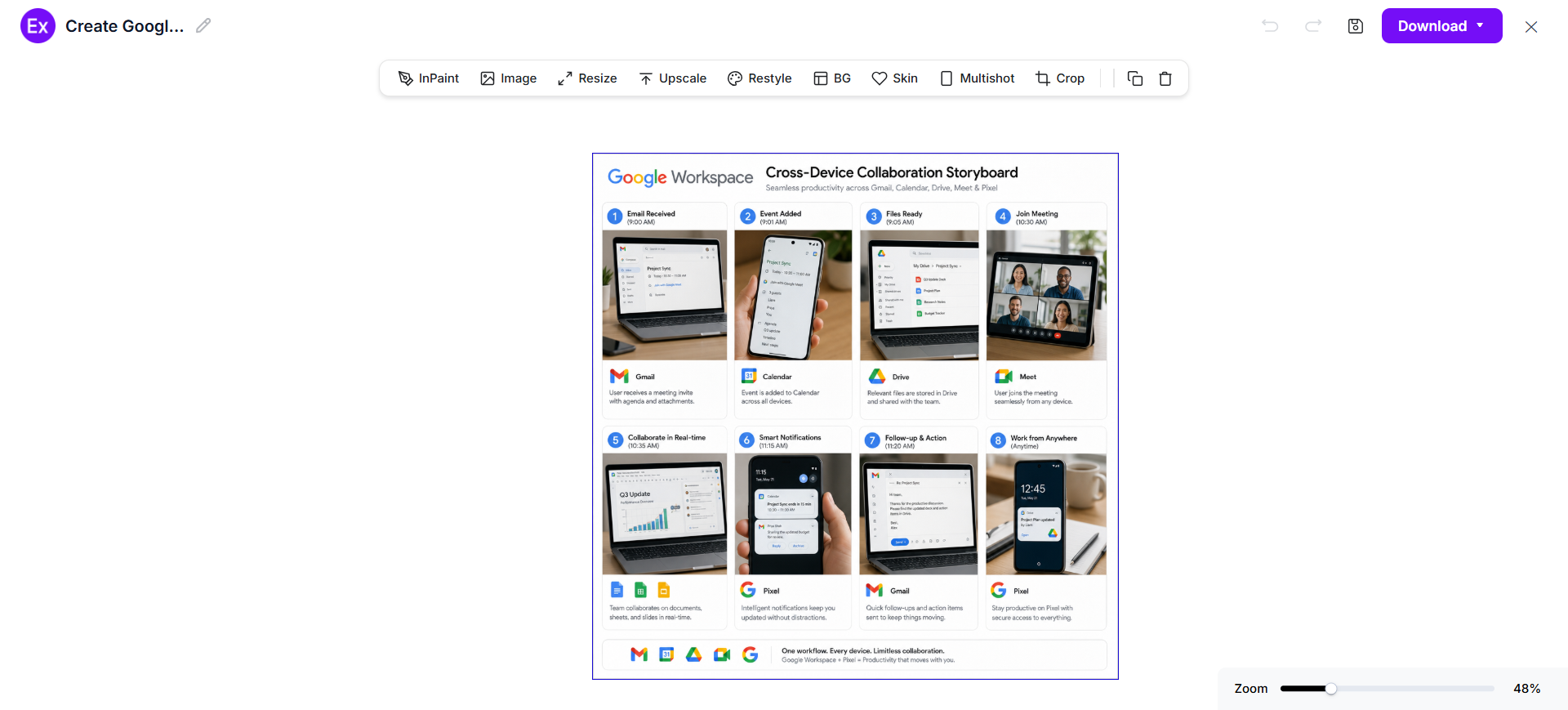 Generate A New AI Storyboard