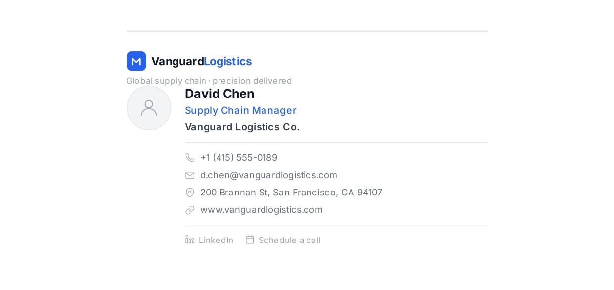 Supply Chain Manager Email Signature - Free AI Email Signature Generator, 50+ Real Email Signature Examples