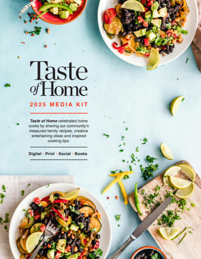 Taste of Home Media Kit - Free AI Media Kit Generator, 30+ Real Media Kit Examples