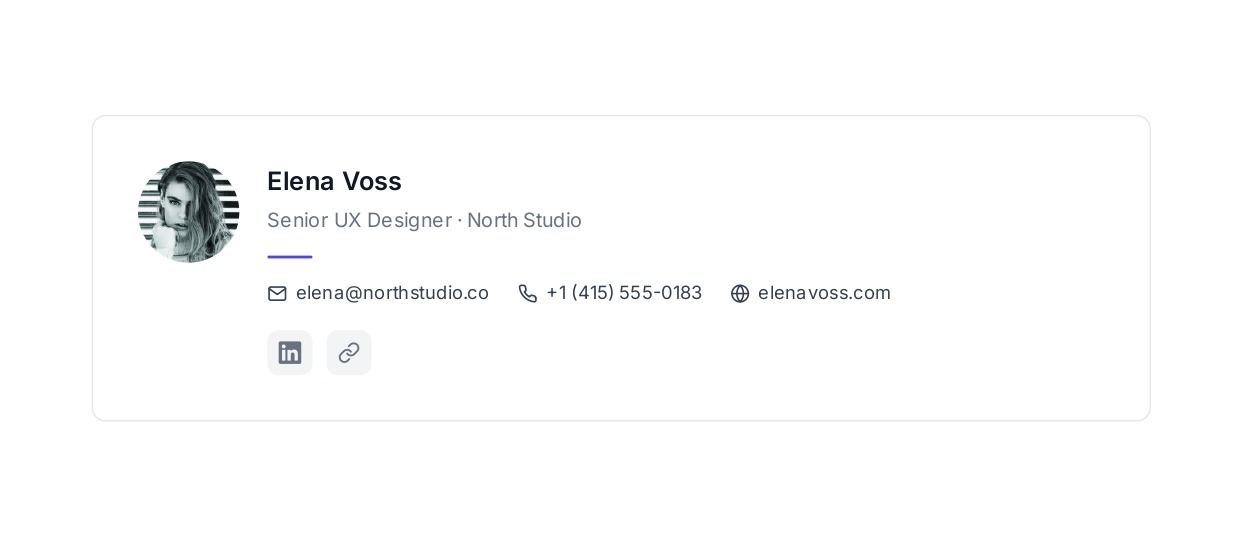 UX Designer Email Signature - Free AI Email Signature Generator, 50+ Real Email Signature Examples