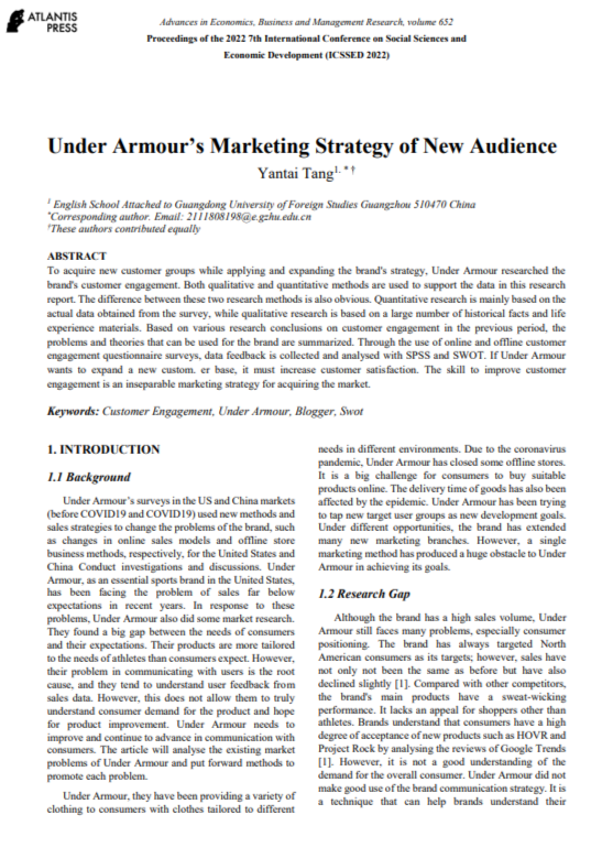 Under Armour Marketing Strategy - Free AI Marketing Strategy Generator, 50+ Real Marketing Strategy Examples