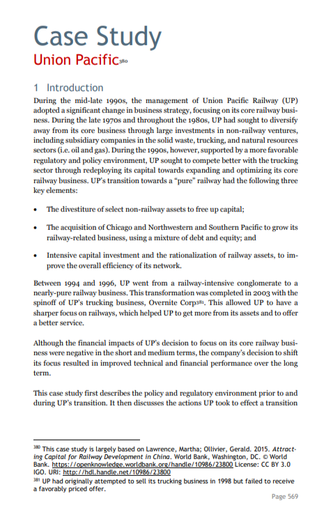 Union Pacific Case Study - Free AI Case Study Generator, 50+ Real Case Study Examples