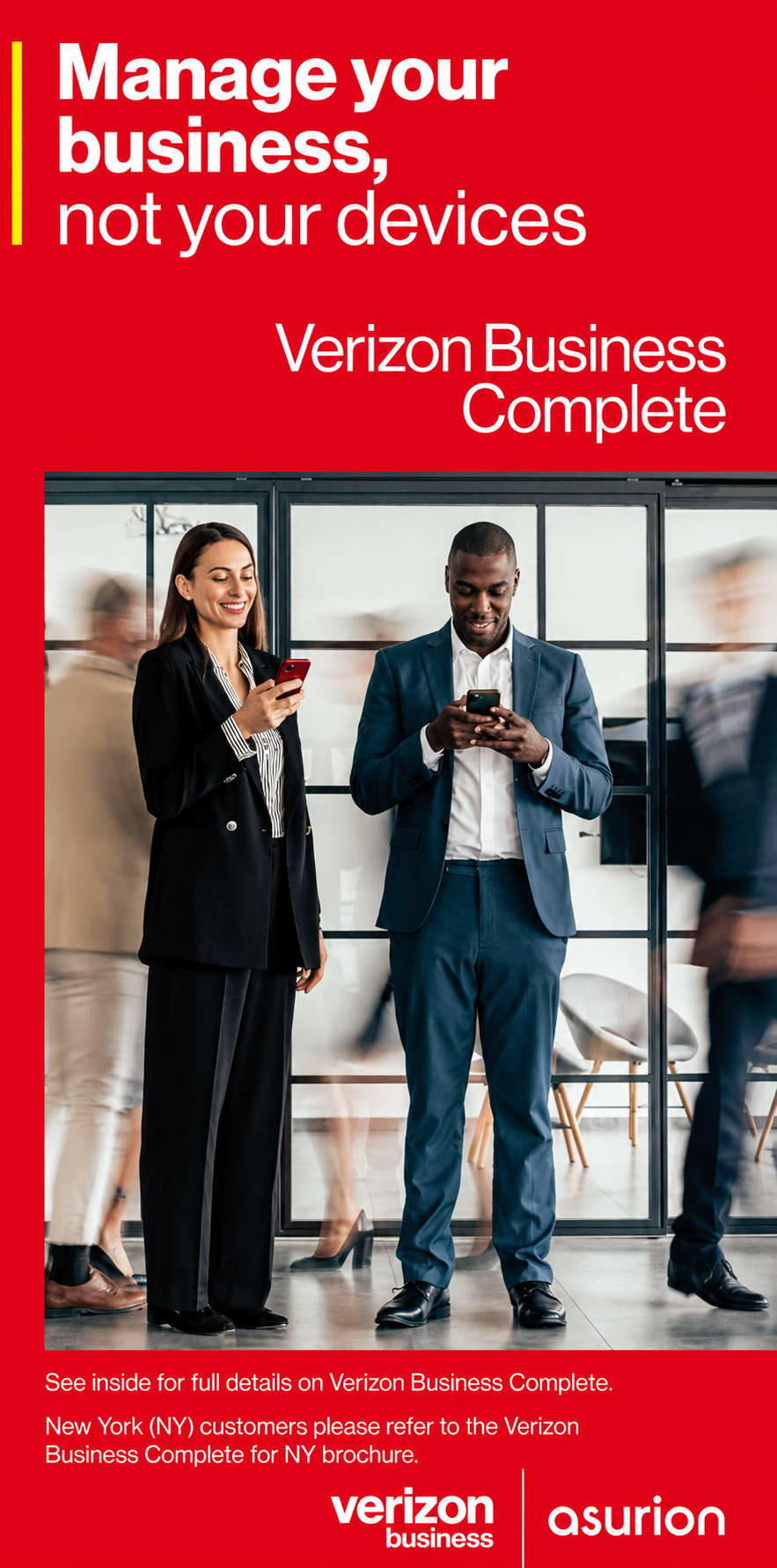 Verizon Mobile Services Brochure - Free AI Brochure Generator, 50+ Real Brochure Examples