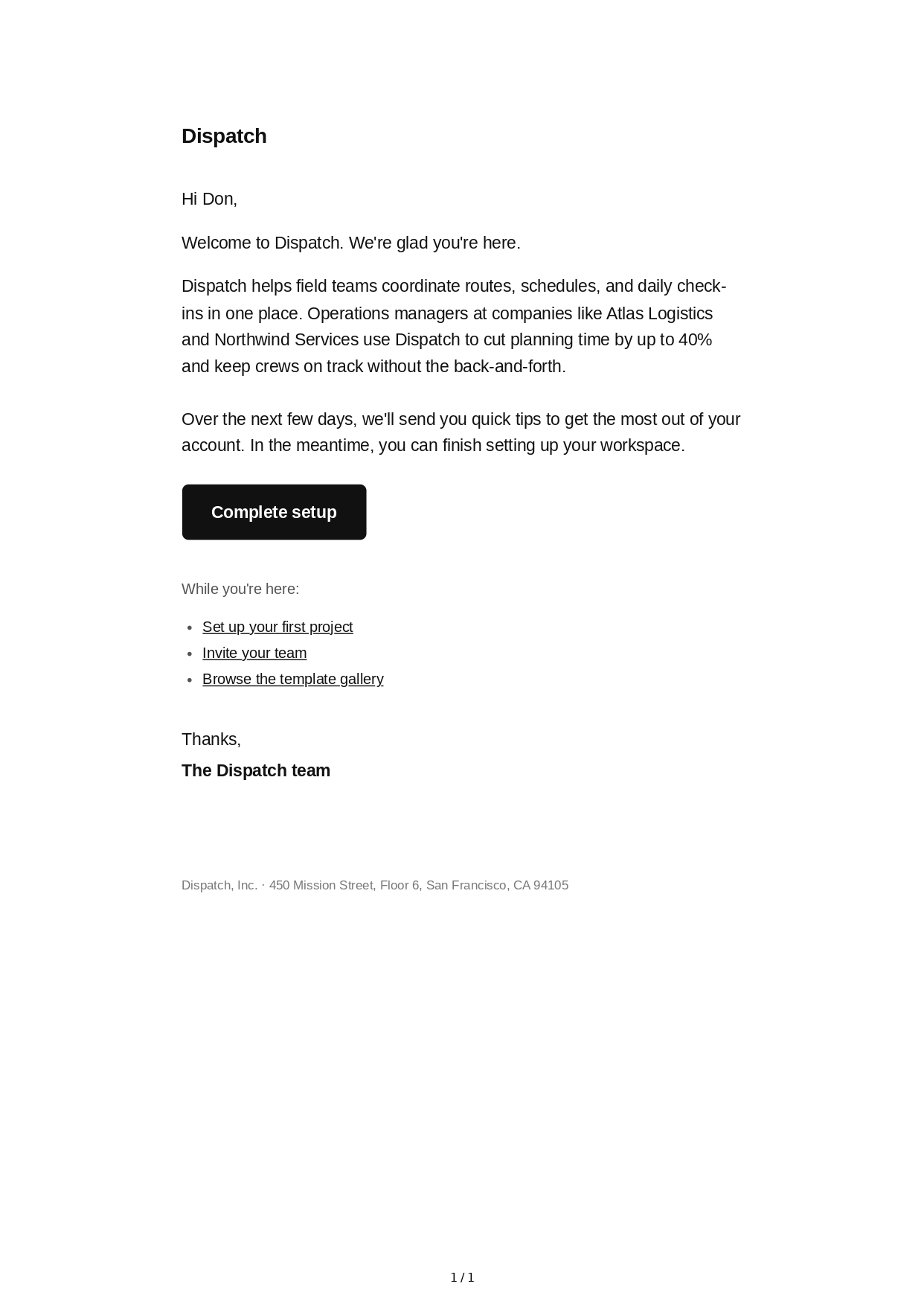 Welcome Email - Free AI Email Generator, 50+ Real Email Examples
