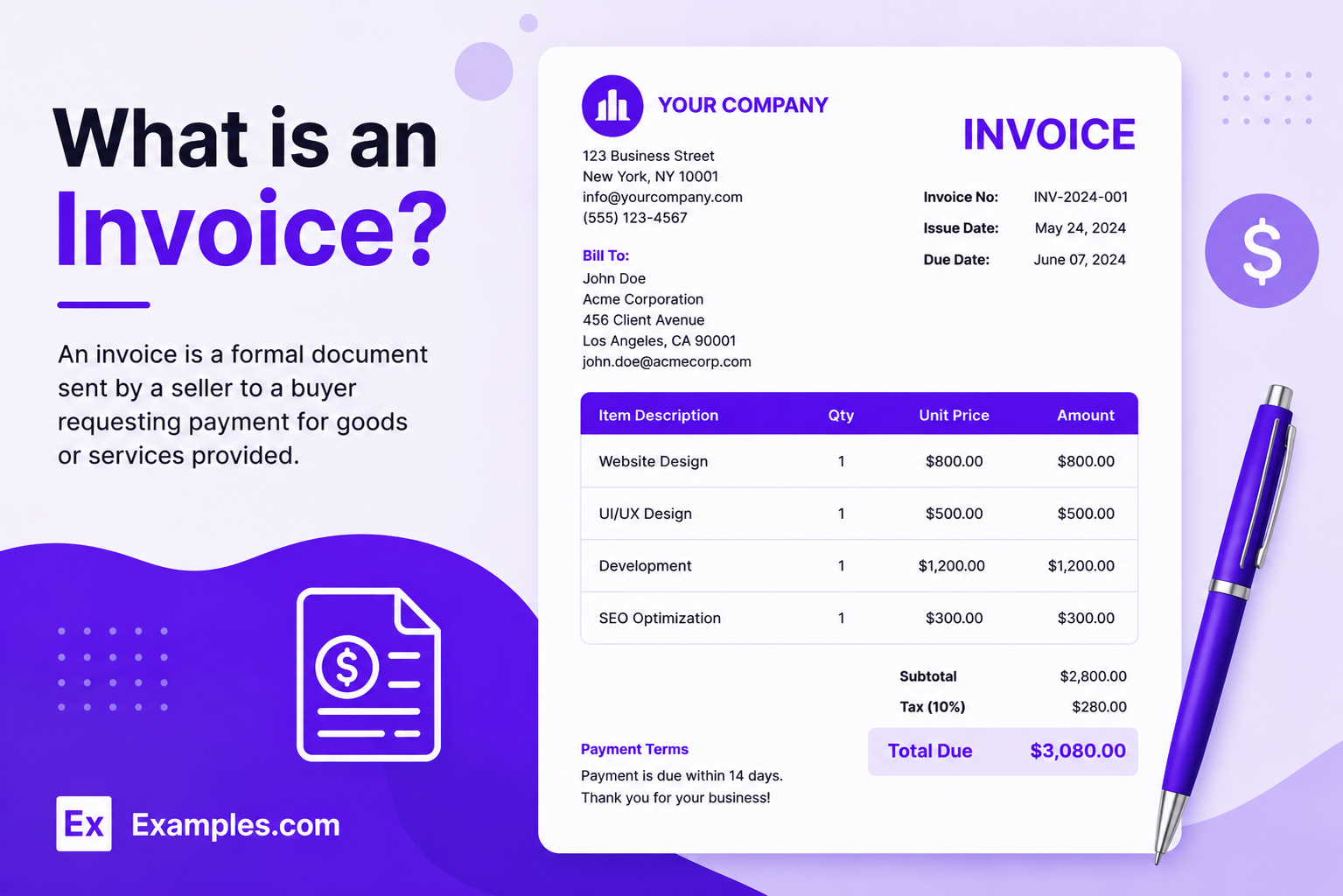 Invoice Examples