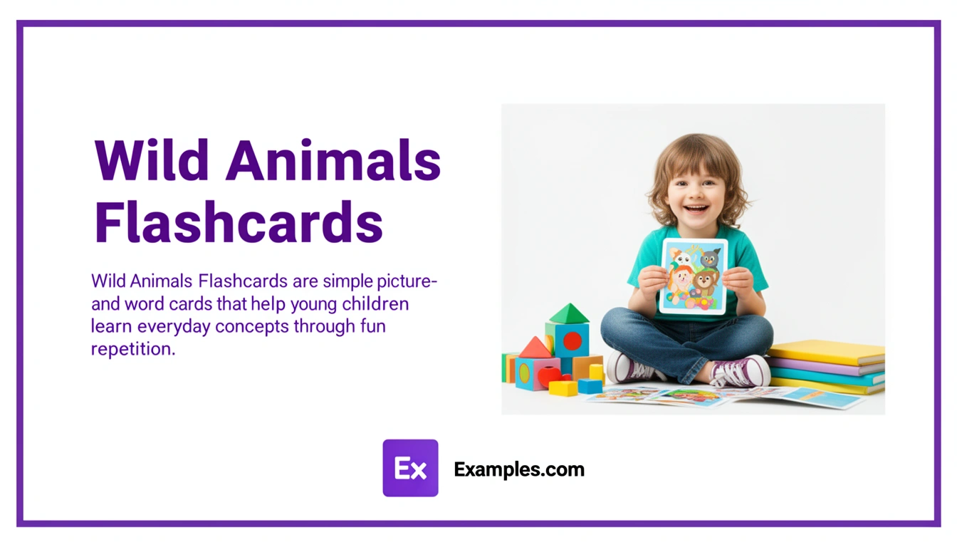 wild animals flashcards