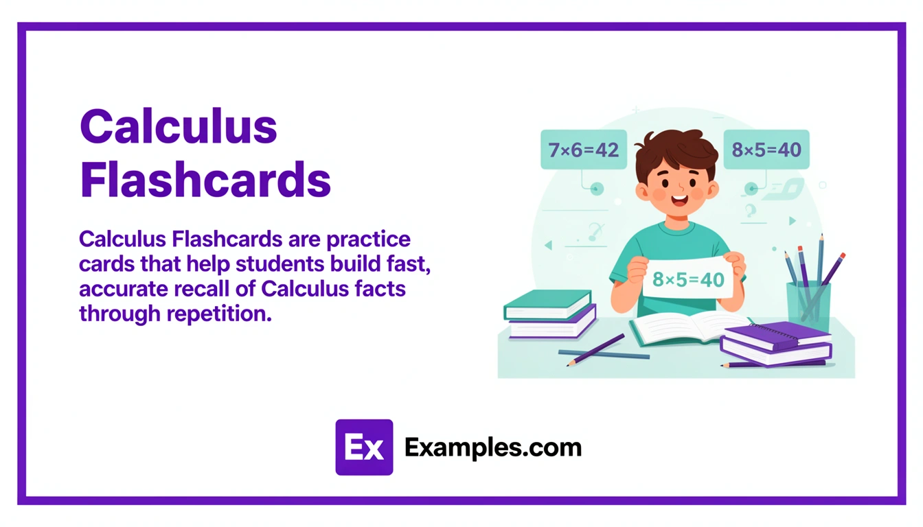 calculus flashcards