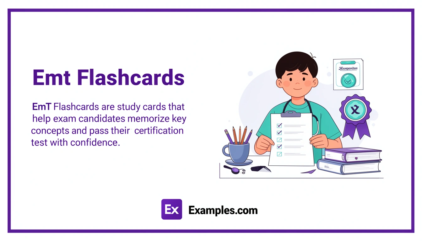Emt Flashcard Examples, Create Emt Flashcards with AI