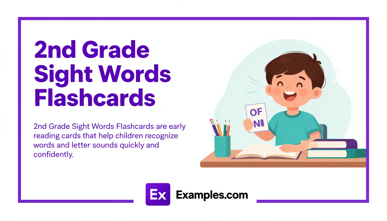 2nd grade sight words flashcards