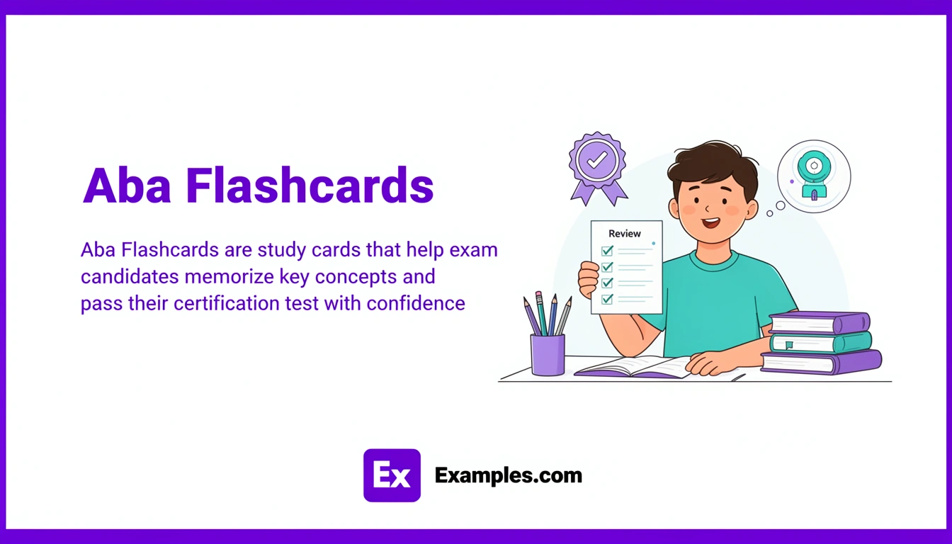 Aba Flashcard Examples, Create Aba Flashcards with AI