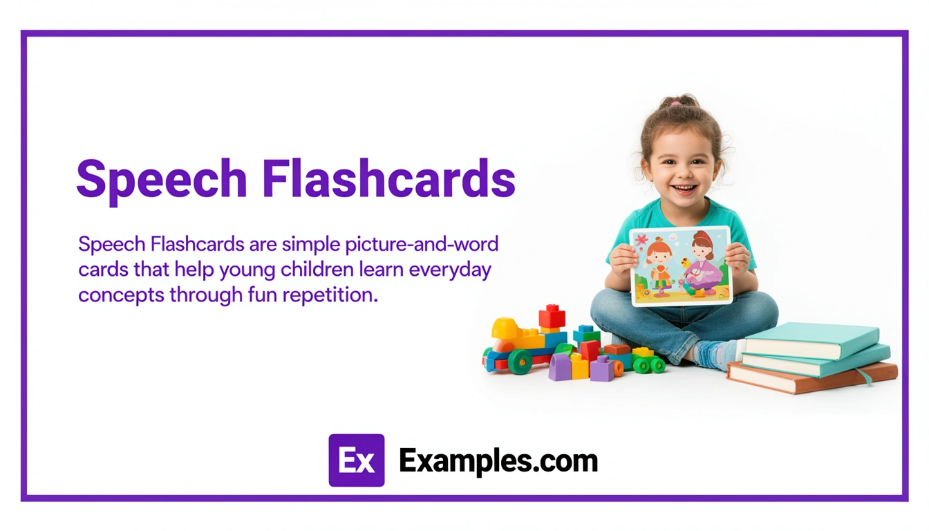 speech flashcards