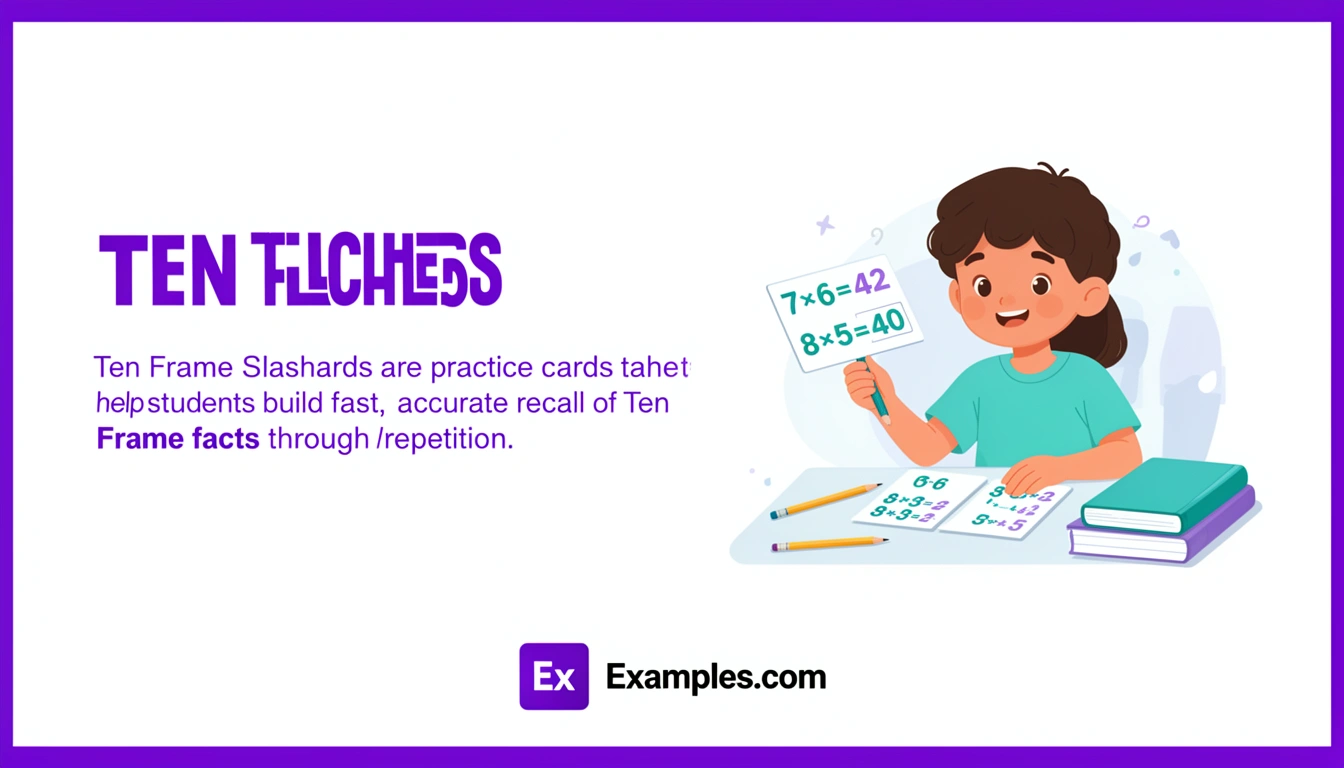 Ten Frame Flashcard Examples, Create Ten Frame Flashcards with AI